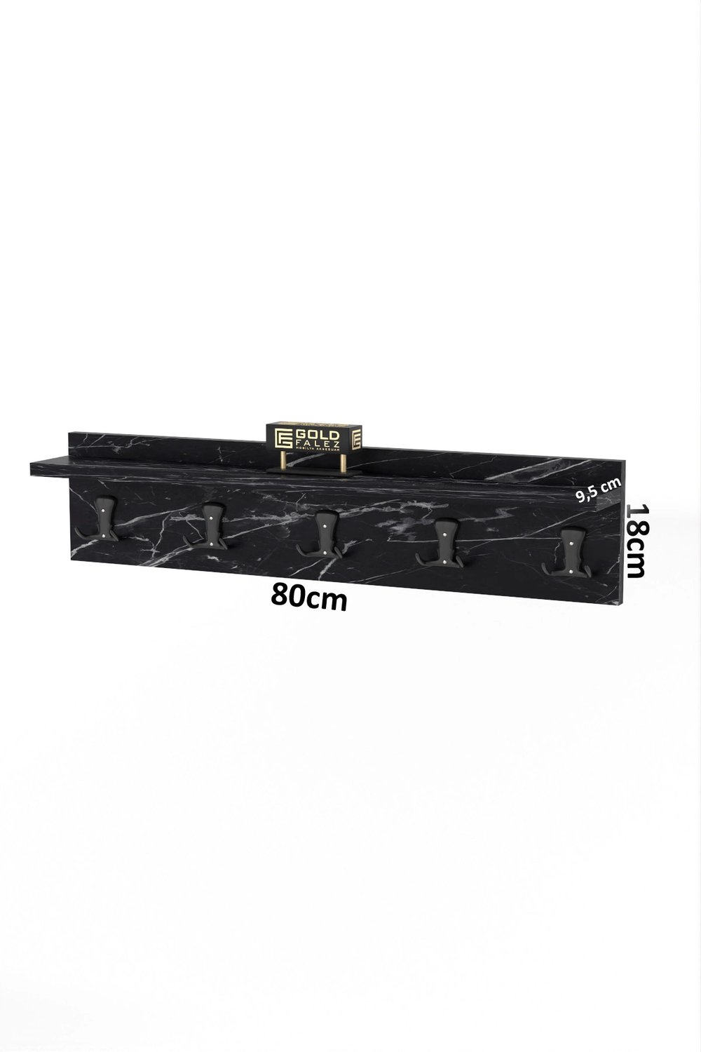 Askılık Duvar Elbise Askılığı Portmanto 80 Cm Bendir Düz