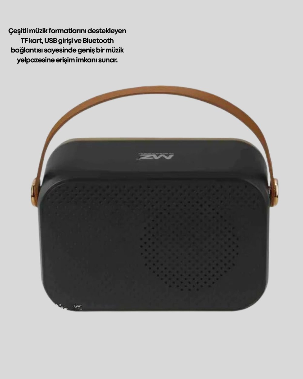 Bluetooth’lu Retro Radyo – FM Destekli Nostaljik Hoparlör