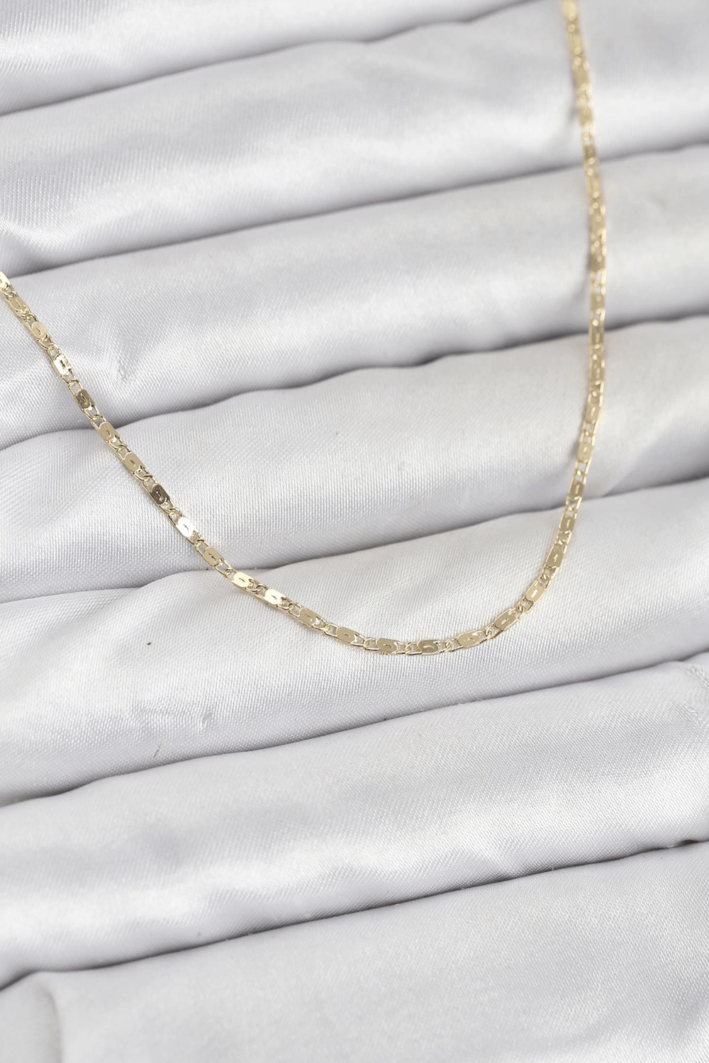 CM 14K Gold Renk Ezme Zincir Model 60 cm Kadın Kolye