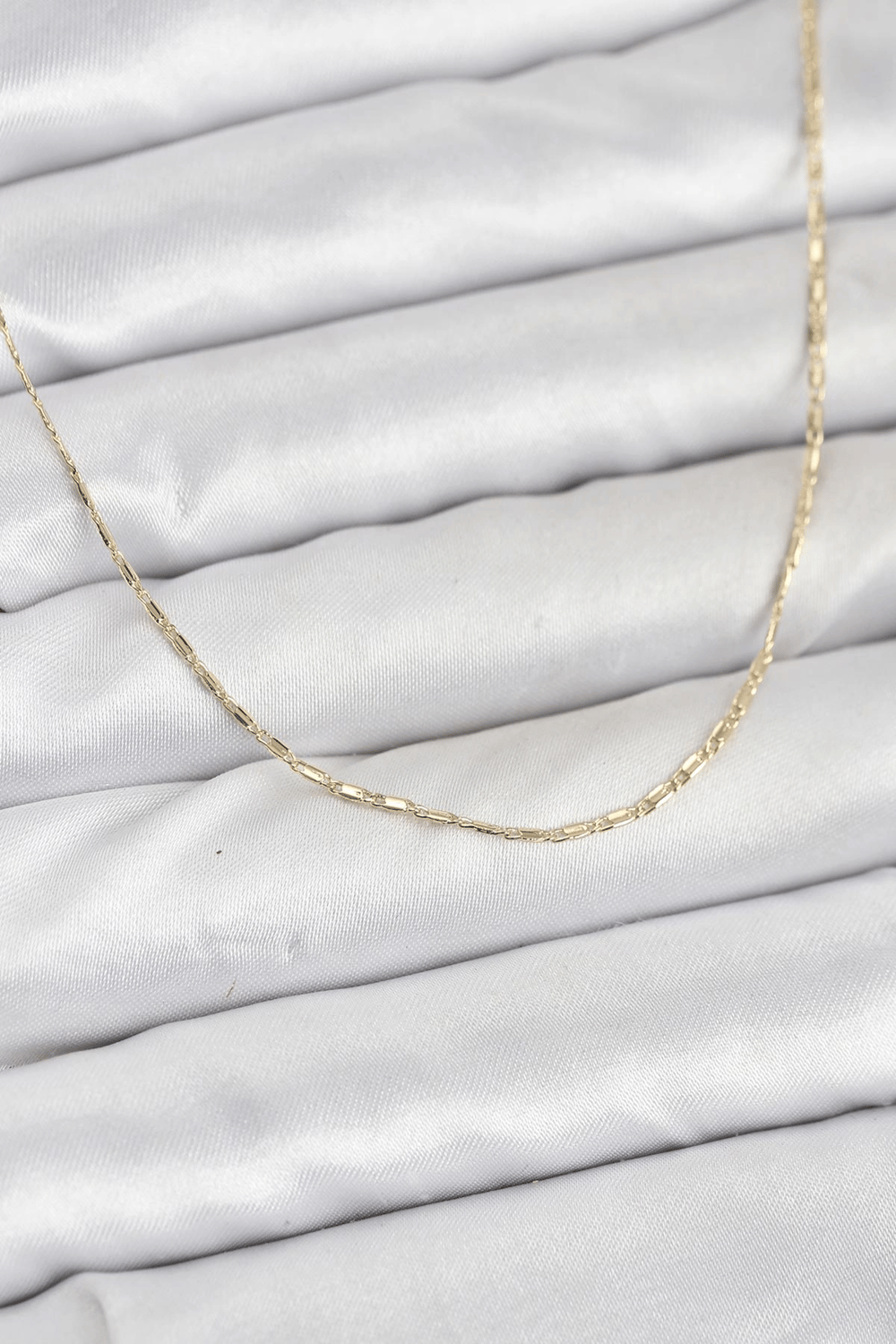 CM 14K Gold Renk Kesme Model 60 cm Kadın Kolye