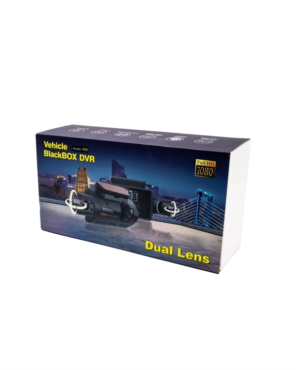 Çift Görüşlü Dashcam – Gece Görüşlü 1080P Araç İçi Güvenlik Kamerası