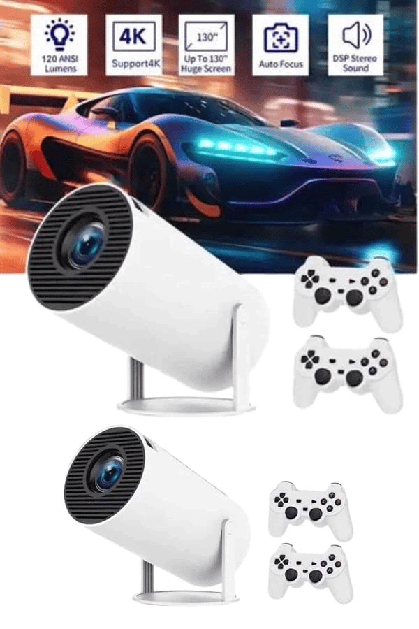 Full HD 8 GB Ayaklı Çift Kollu 4K Video Oyun Konsolu Taşınabilir