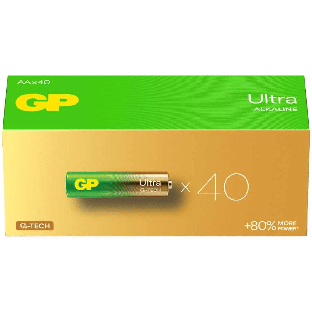 GP Ultra Alkalin AA Kalem Pil 40'lı Paket