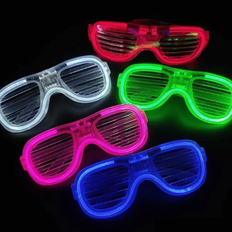 Glow Model Led Işıklı Parti Gözlüğü 5 Adet