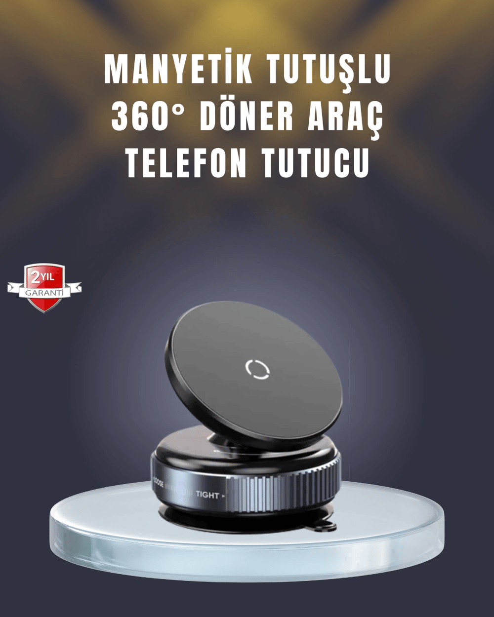 Güçlü Manyetik Araç Telefon Tutucu Evrensel Uyumluluk