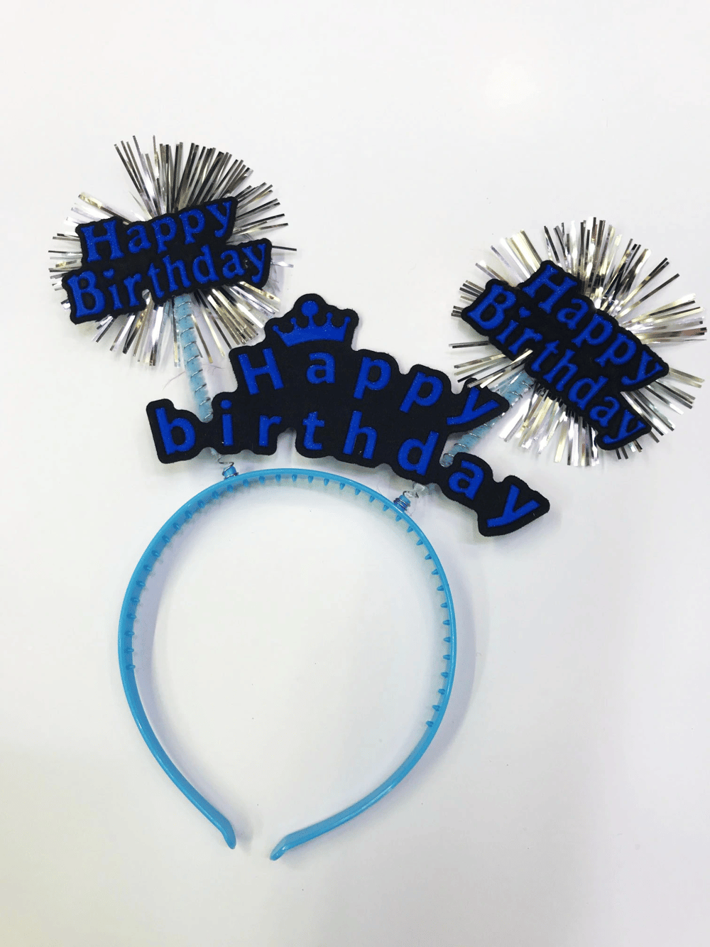 Happy Birthday Neon Renk Doğum Günü Tacı - 12 Adet