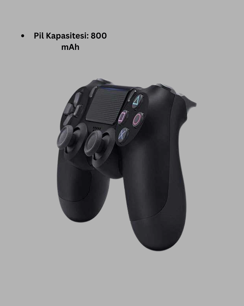 Kablosuz Titreşimli Oyun Kolu – Yüksek Hassasiyetli Analog Kontrol ve Ergonomik Tutma
