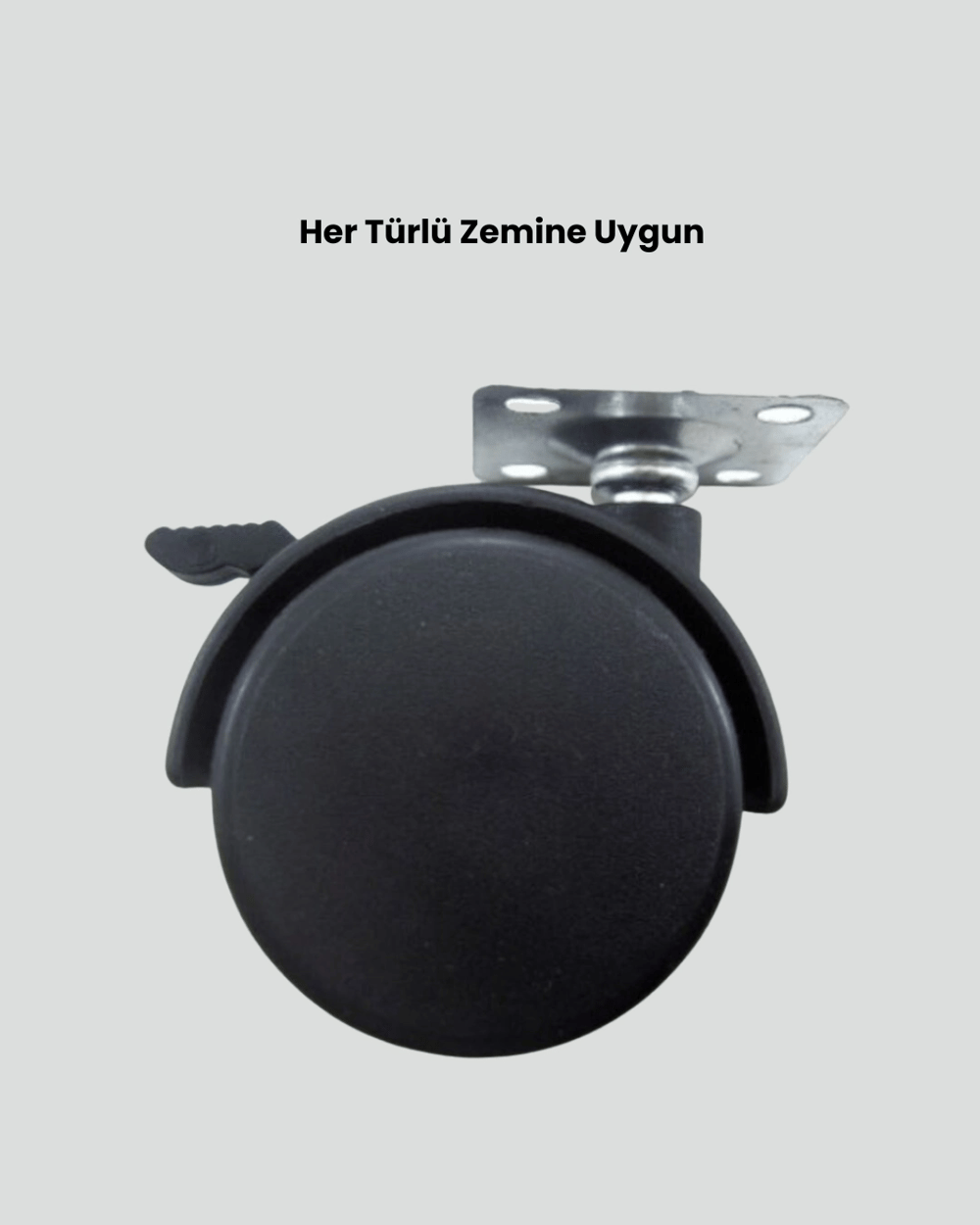 Kilitli Mobilya Ayağı 6 cm 4’lü Set Zemin Korumalı