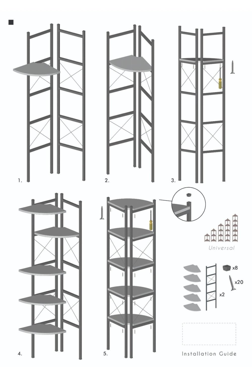 Kitaplık Çiçeklik 6 Raflı Ceviz Çok Amaçlı Stand Altı Bölmeli 160*30*43