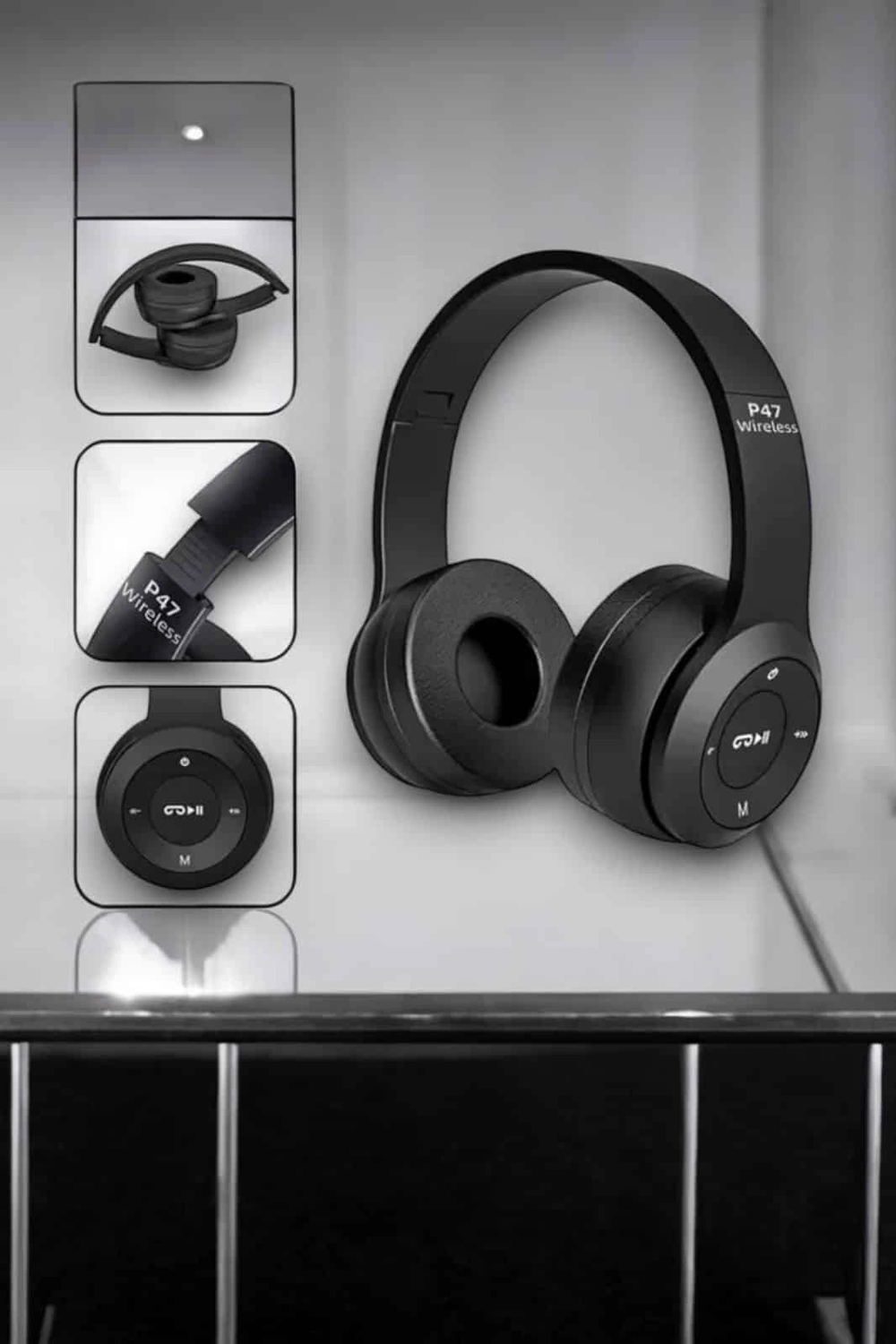 Kulak Üstü TF Kart ve AUX Destekli Ergonomik Bluetooth Kulaklık