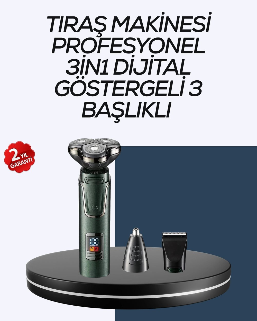 Kuru Kullanıma Uygun Erkek Tıraş Makinesi