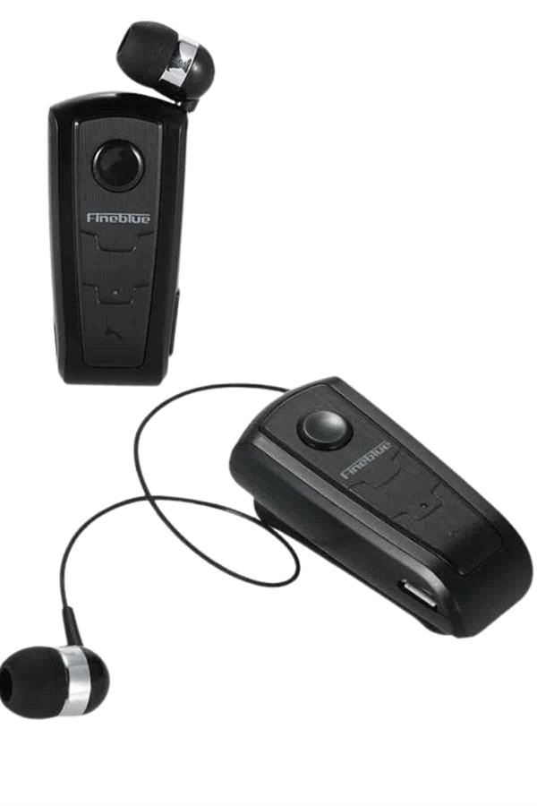 Makaralı Bluetooth Kulakiçi Yaka Kulaklığı Kablosuz Kulaklık