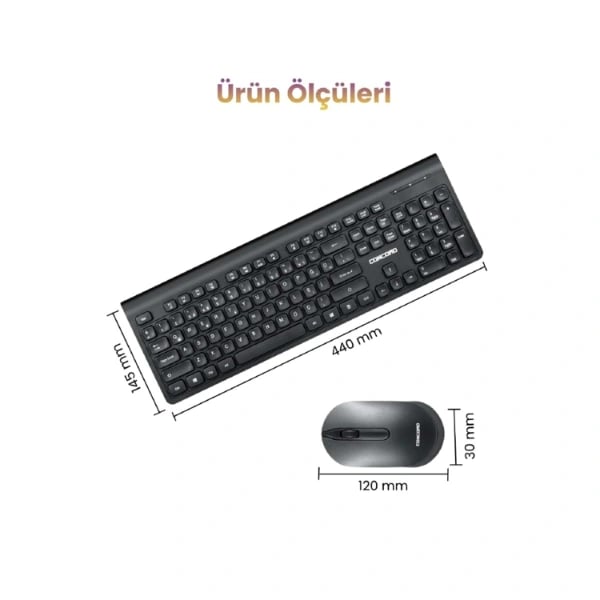 Multimedya Q Klavye Ve Mouse Seti