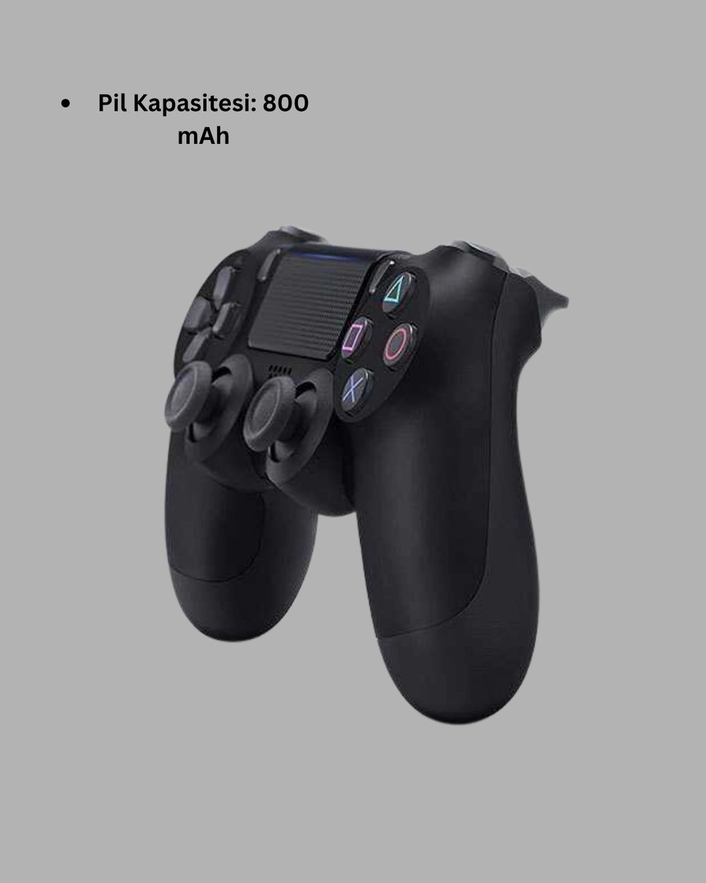 PS4 Uyumlu Kablosuz Oyun Kolu – Gerçekçi Titreşimli Geri Bildirim