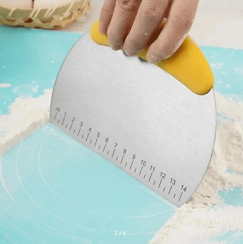 Paslanmaz Çelik Hamur Kesme ve Şekillendirme Spatulası