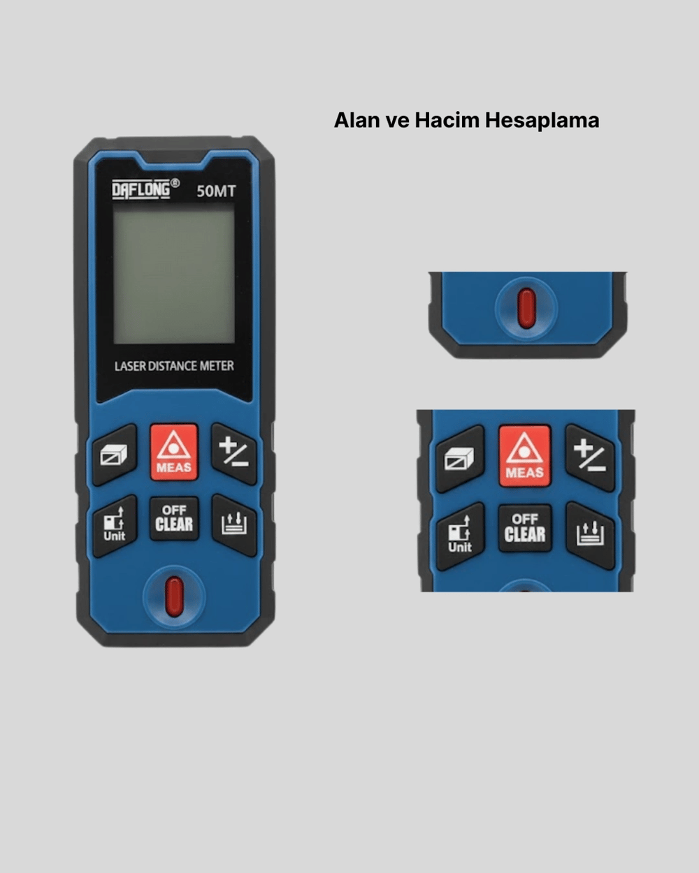 Profesyonel Lazer Metre Hassas Ölçüm ve Dijital Ekran