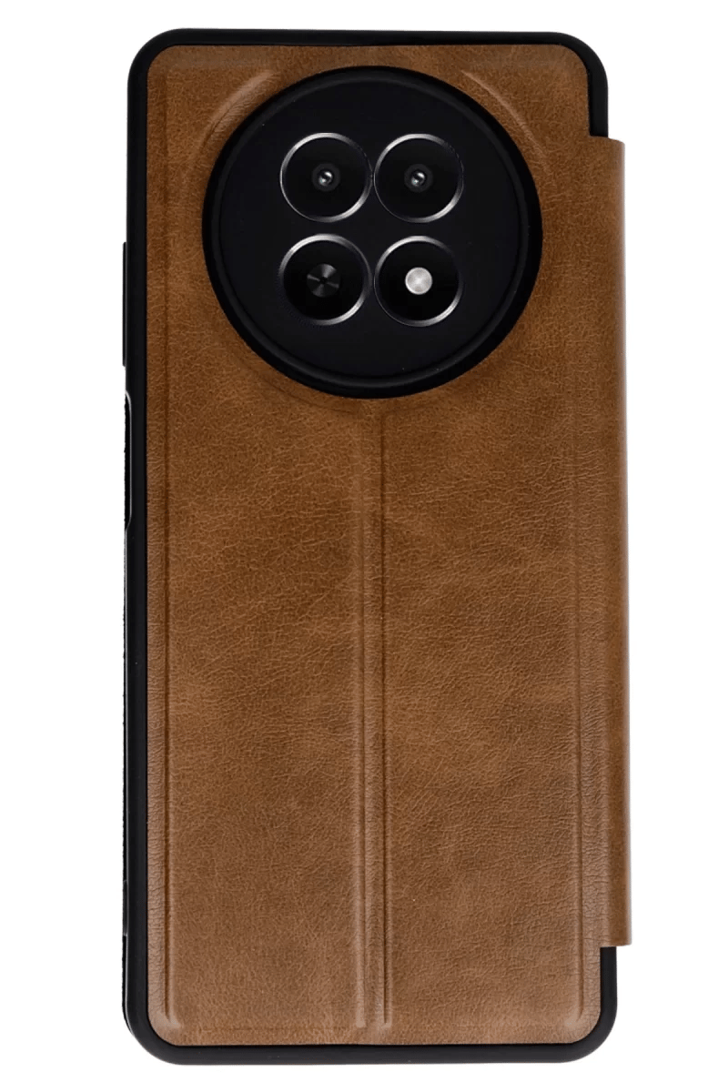 Realme 12 5G Kılıf Flip Cover - Taba