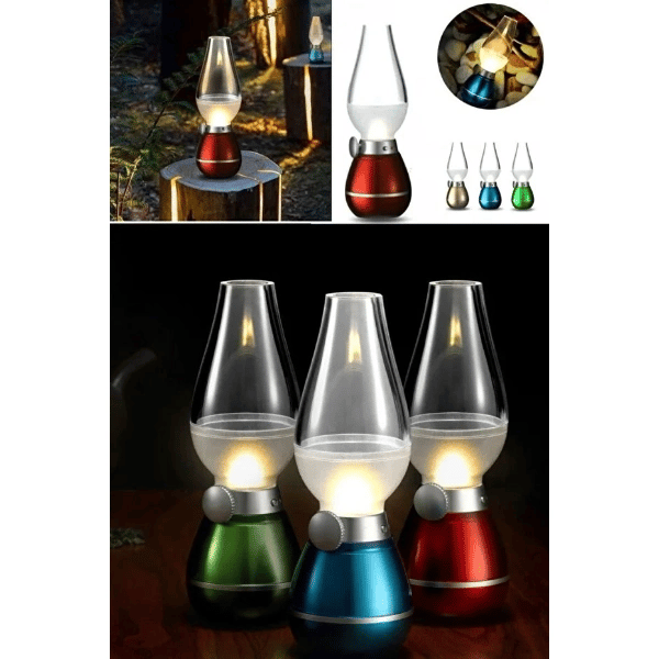 Retro Gaz Lambası Tasarımlı LED Lamba