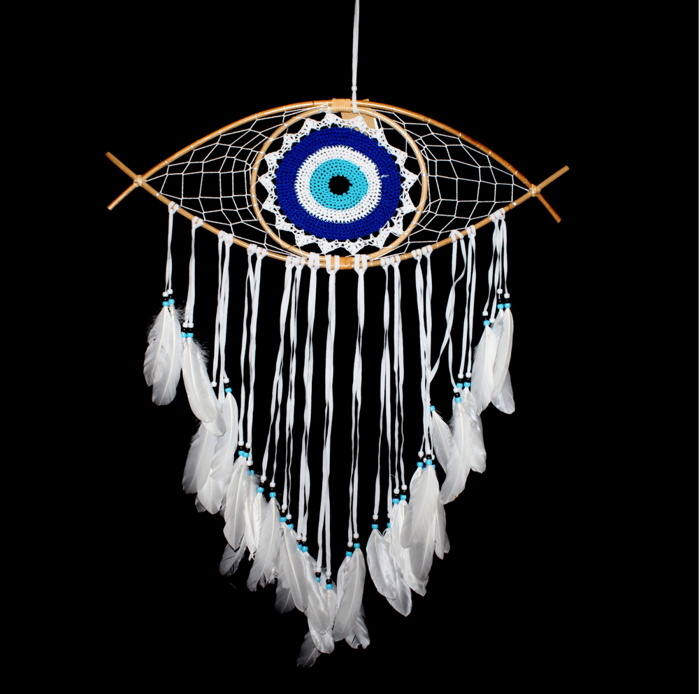 Rüya Kapanı Dream Catcher Göz Tasarımı Model 5
