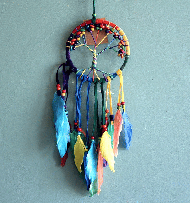 Rüya Kapanı Dream Catcher Hayat Ağacı Model 4