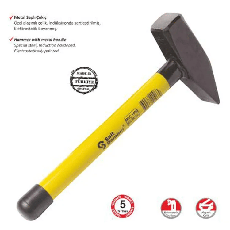 Sait Demirci Metal Saplı Çekiç 300 gr