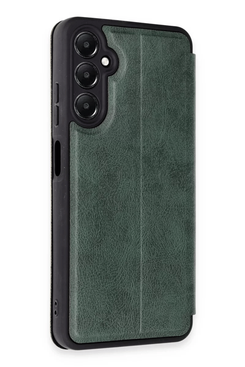 Samsung Galaxy A05S Kılıf Flip Cover - Koyu Yeşil