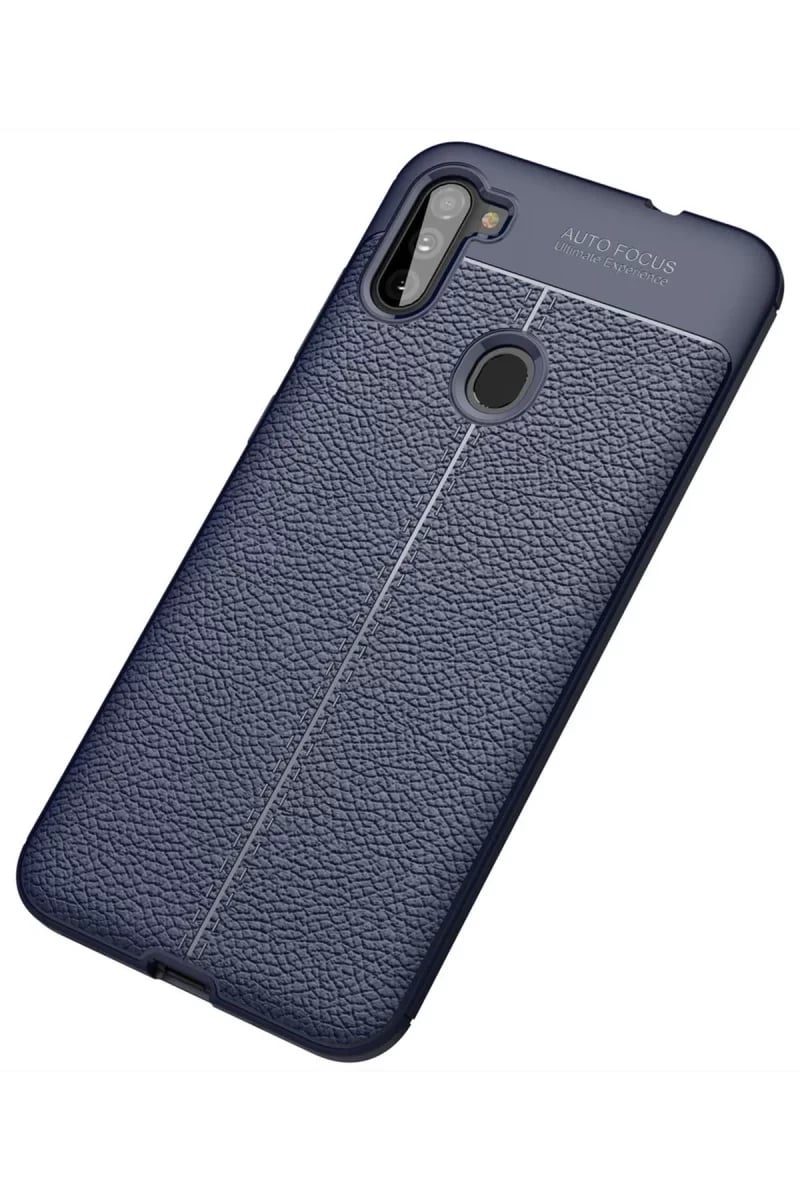 Samsung Galaxy A11 Kılıf Auto Focus Kapak - Lacivert