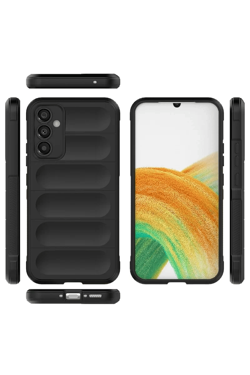 Samsung Galaxy A25 5G Kılıf Optimum Silikon - Siyah