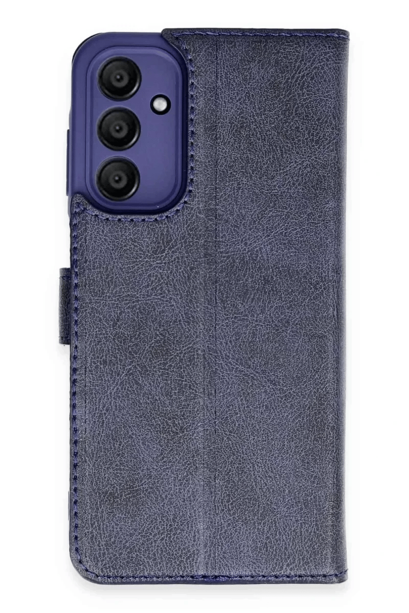 Samsung Galaxy M15 Kılıf Trend S Plus Kapaklı Kılıf - Lacivert