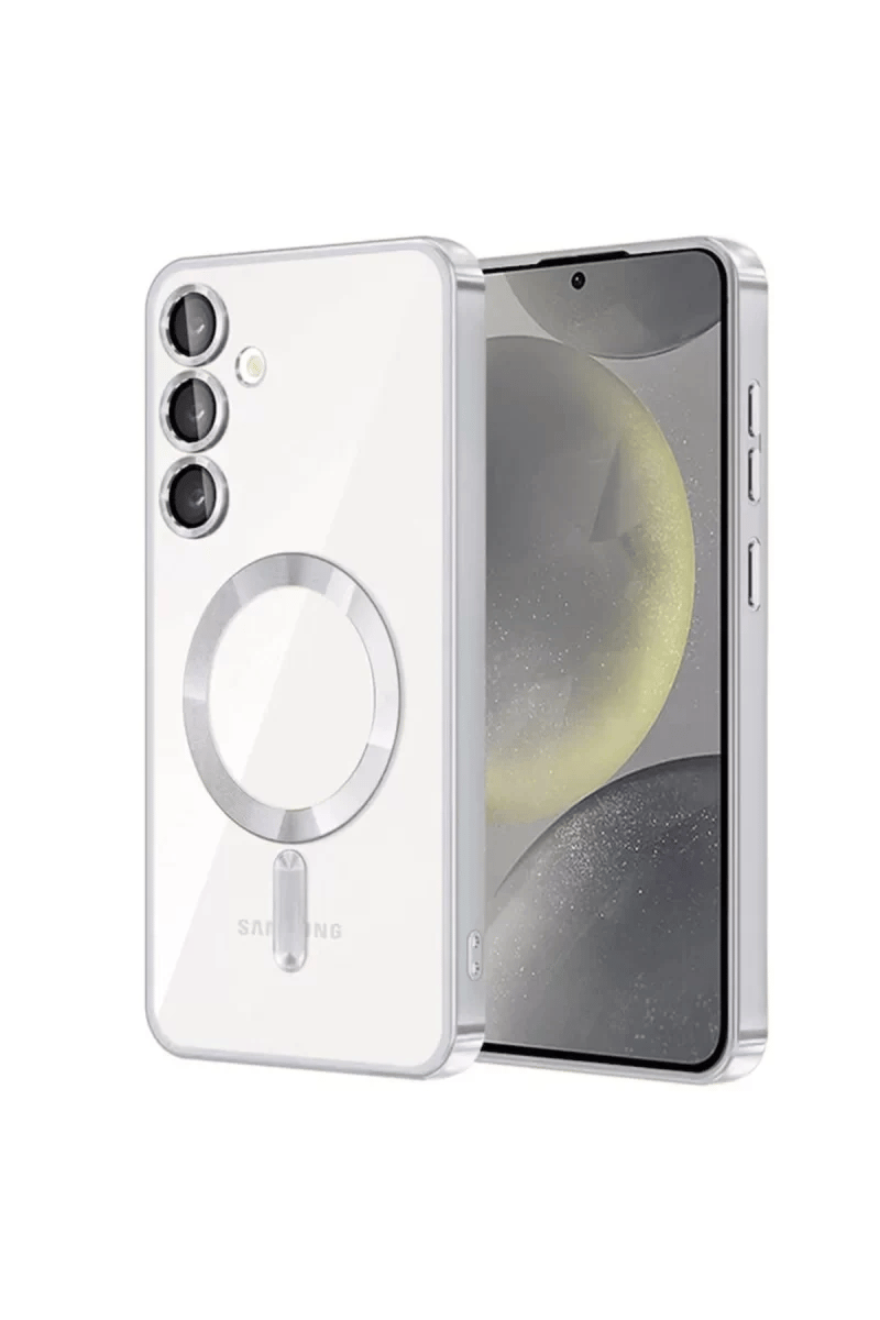 Samsung Galaxy S23 Kılıf Kross Magneticsafe Kapak - Titan Gri