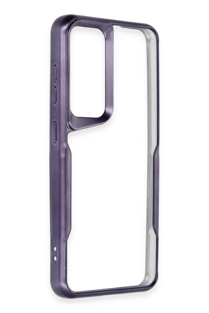 Samsung Galaxy S24 Kılıf Boyi Silikon Kapak - Derin Mor