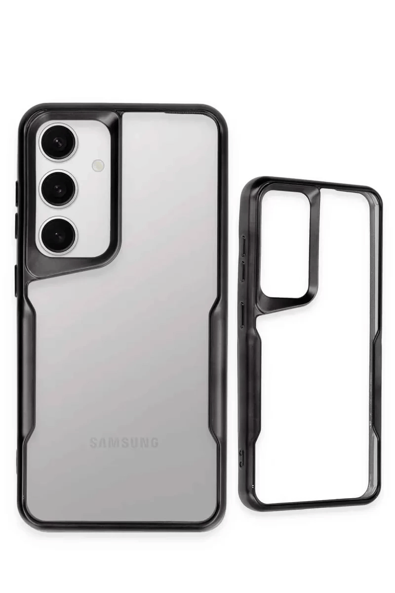 Samsung Galaxy S24 Kılıf Boyi Silikon Kapak - Gümüş