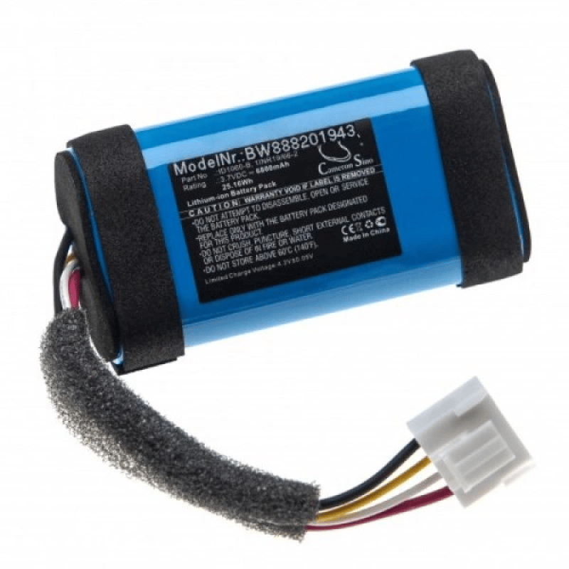 Sertec JBL Flip 5 uyumlu 3.7v 6800 mah Soketli Batarya