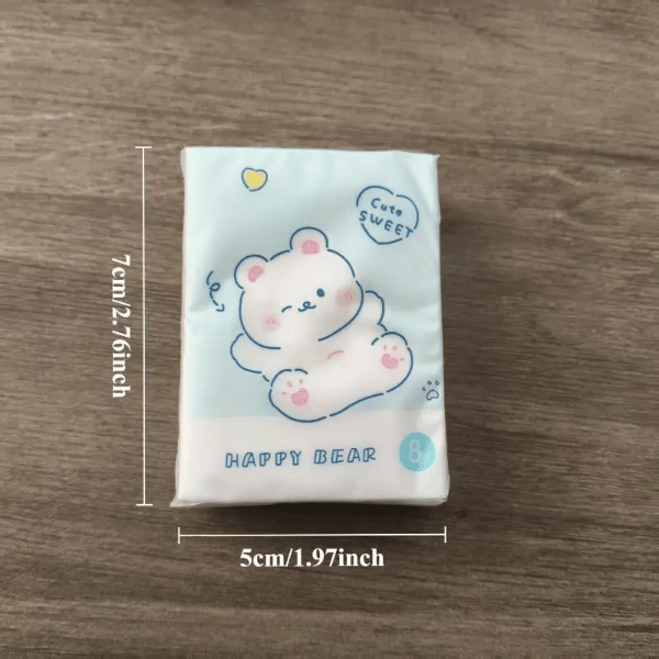 Sevimli Figürlü Çocuk Mendili 9lu Paket