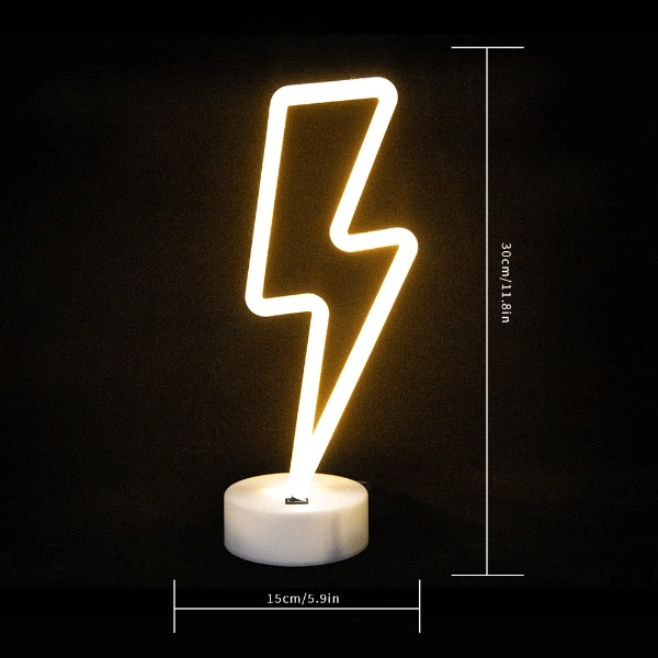 Şimşek Neon LED Lamba