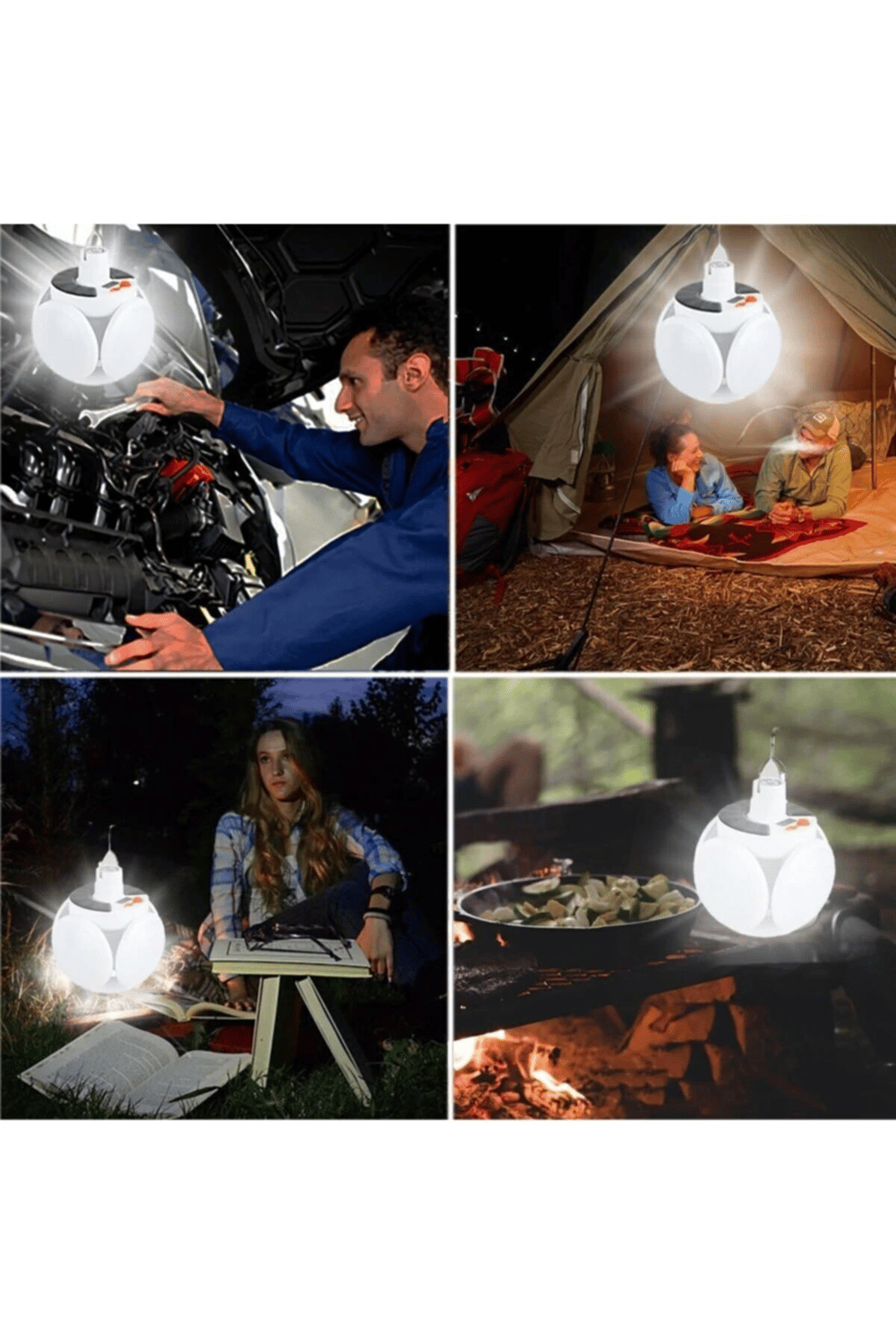 Solar 5 Kanatlı Kamp Lambası