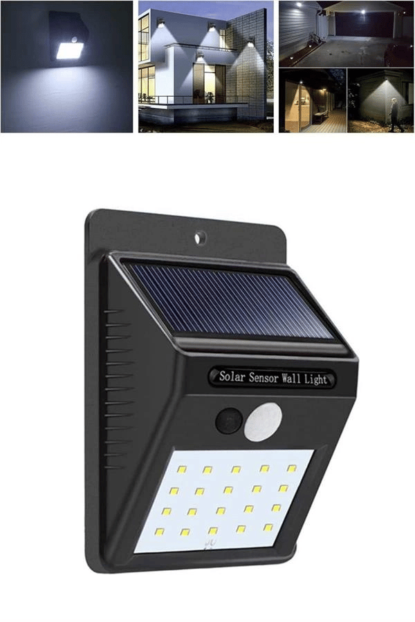 Solar Dekoratif Lambası Sensörlü Led Işık Bahçe Aydınlatma