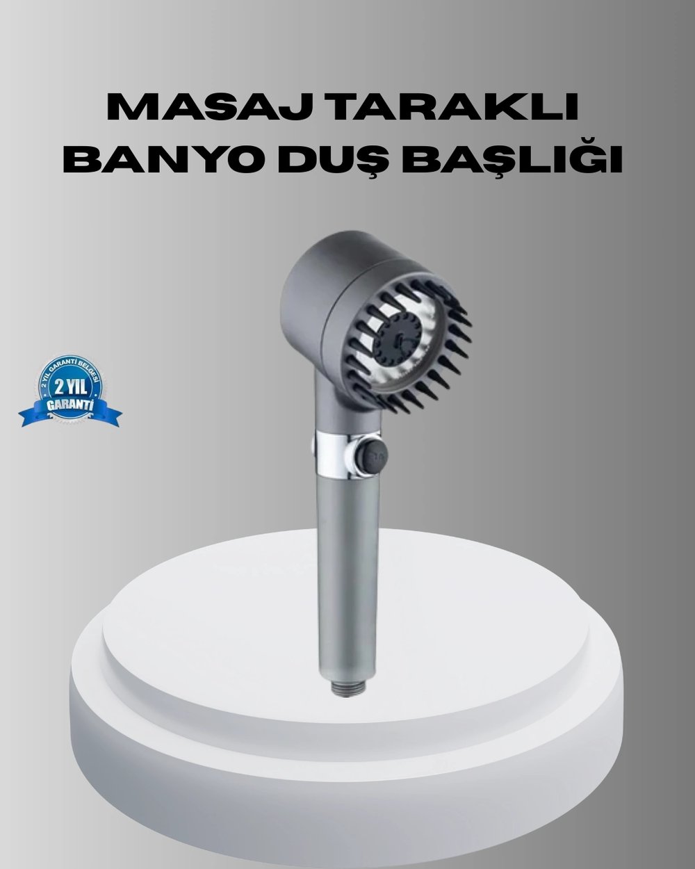 Spa Etkili Masaj Uçlu Duş Başlığı Ergonomik Tasarım