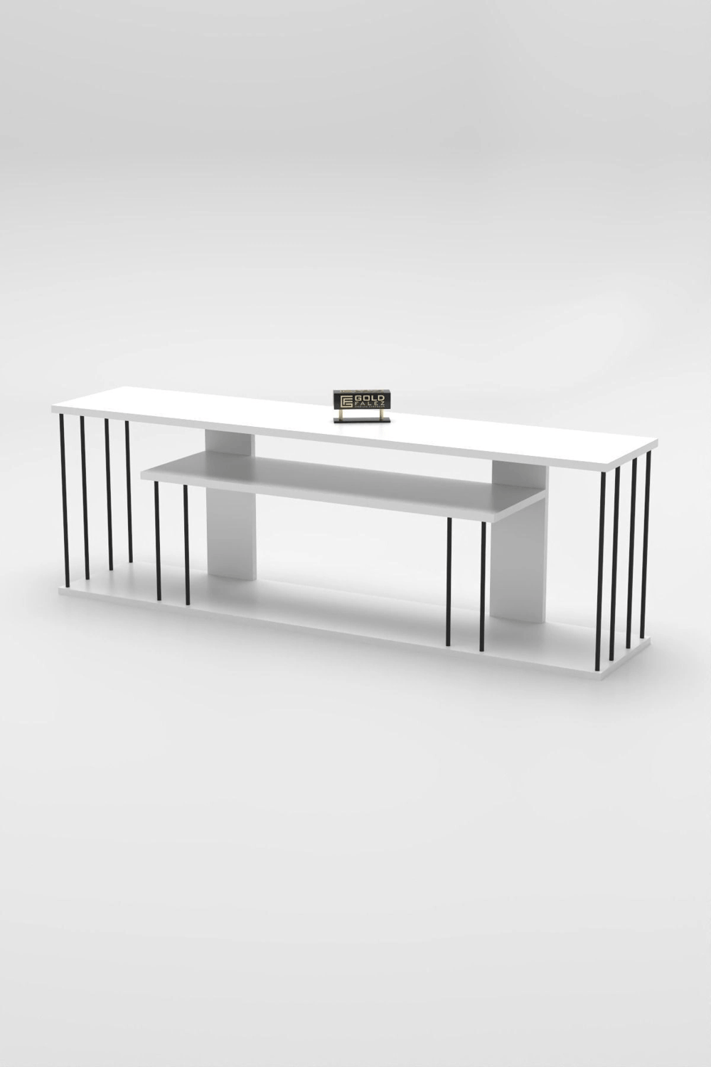 TV SEHPASI TV ÜNİTESİ RAFLI 140 CM GZD BEYAZ