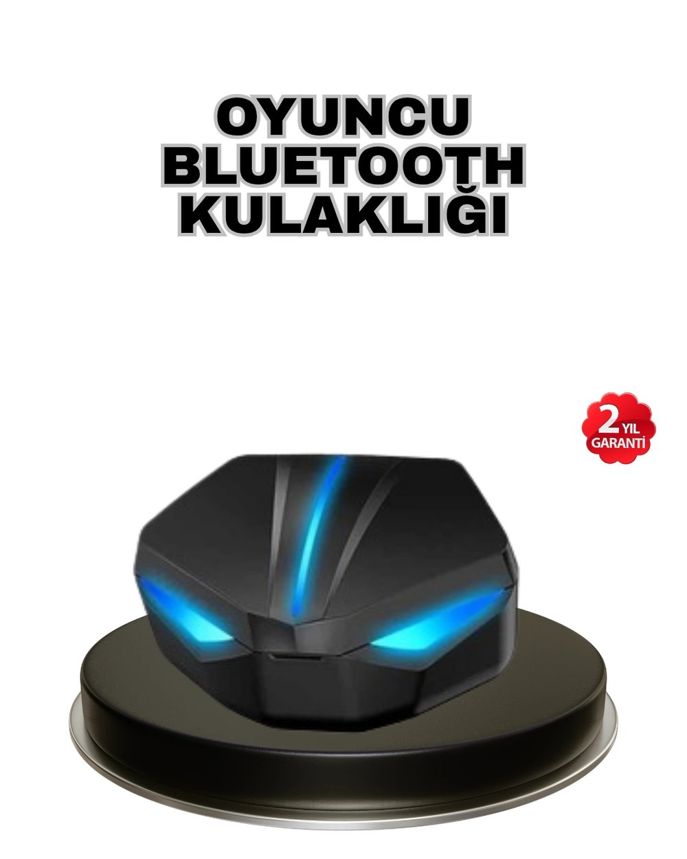 Tam Kablosuz  Kulaklığı 5.0 Bluetooth LED Kontrollü