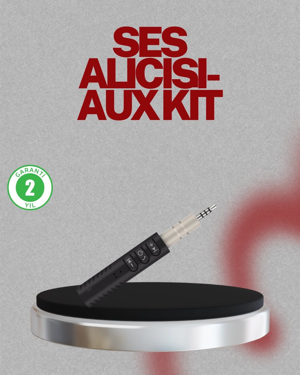 Taşınabilir Bluetooth 4.1 Ses Adaptörü – 10 Metre Çekim Mesafesi