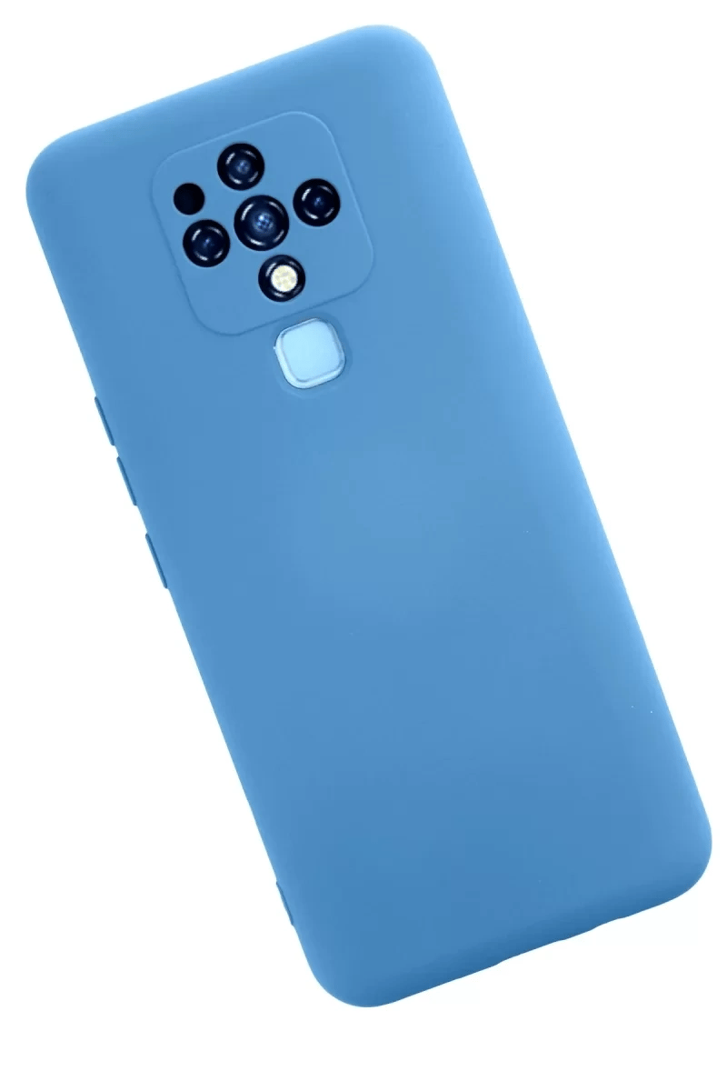 Tecno Camon 16 Kılıf Nano içi Kadife Silikon - Mavi