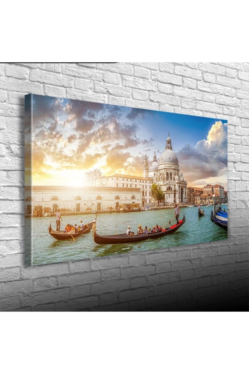 Venedik Canvas Tablo (60x120)