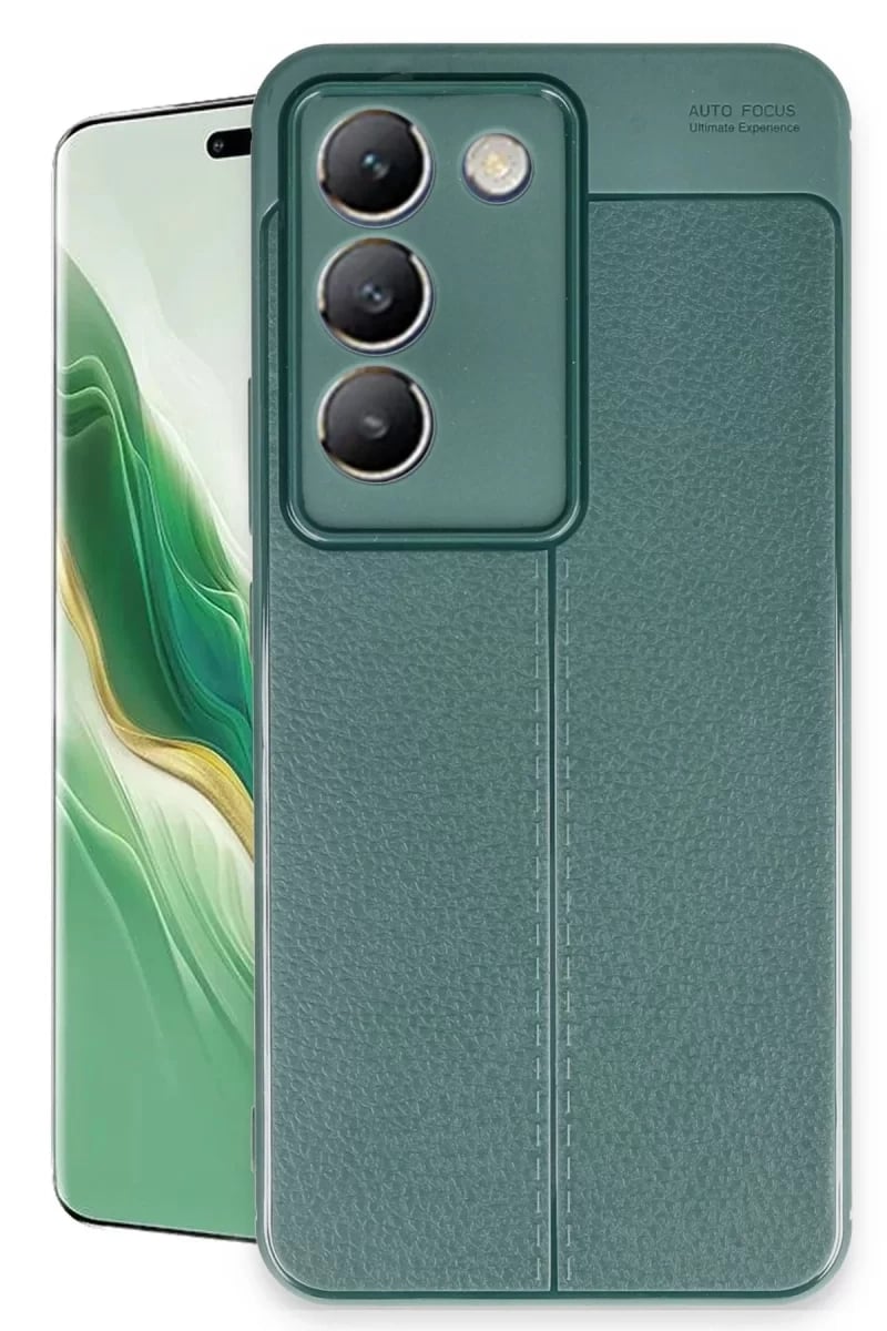 Vivo V30 Lite 4G Kılıf Auto Focus Kapak - Koyu Yeşil