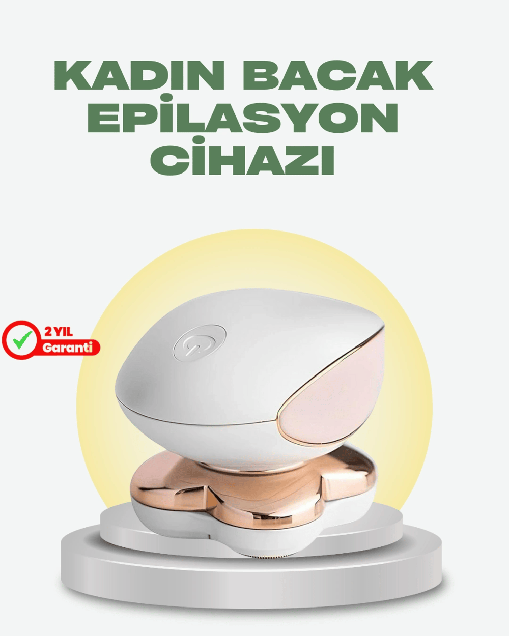 Vücut Tüy Temizleme Cihazı Ağrısız Tıraş Dört Kesici Başlık