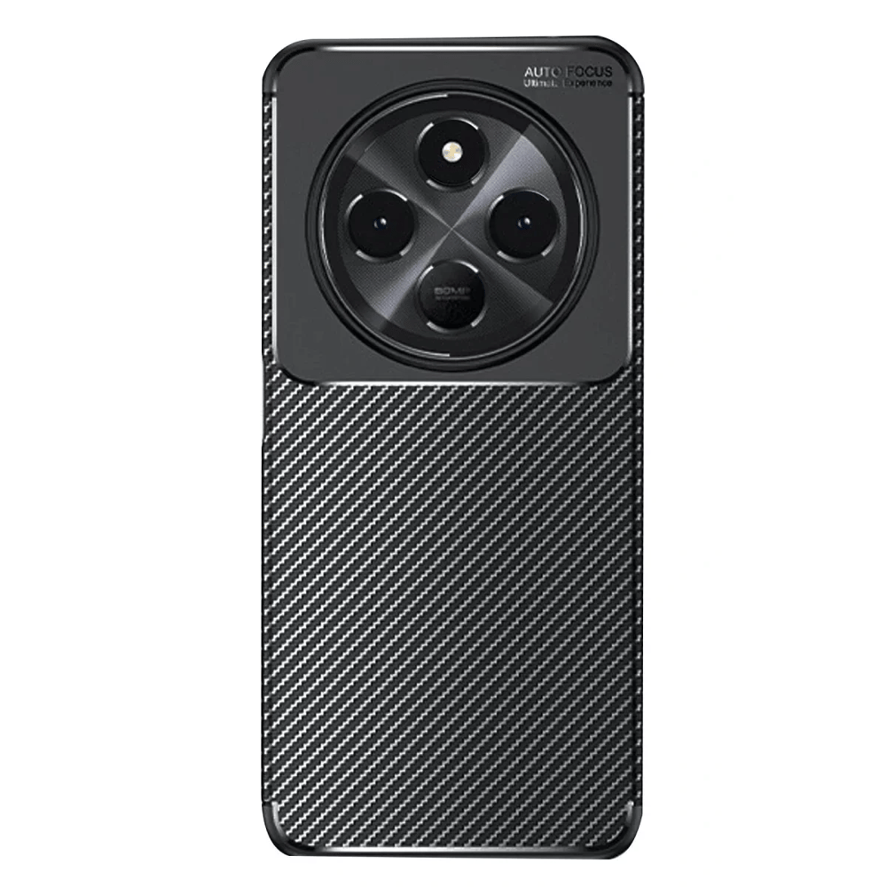Xiaomi Redmi 14C Kılıf Auto Focus Karbon Kapak - Siyah