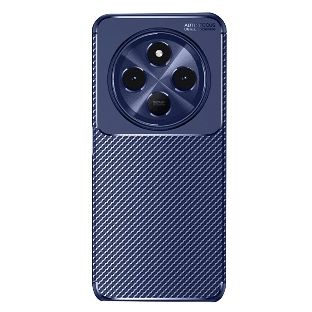 Xiaomi Redmi 14C Kılıf Auto Focus Karbon Kapak - Lacivert