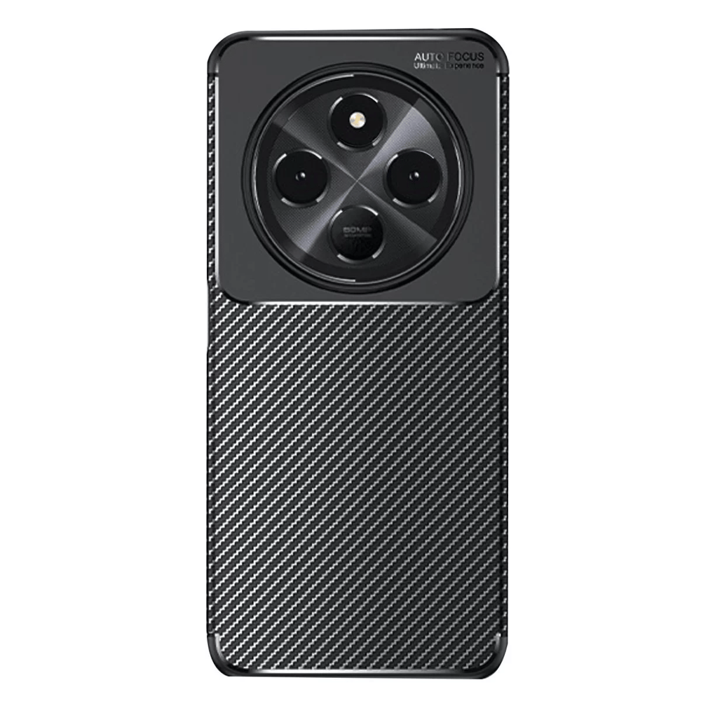 Xiaomi Redmi 14C Kılıf Auto Focus Karbon Kapak - Siyah