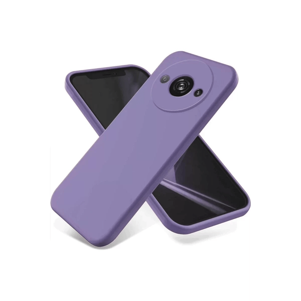 Xiaomi Redmi A3 4G Kılıf First Silikon - Lila