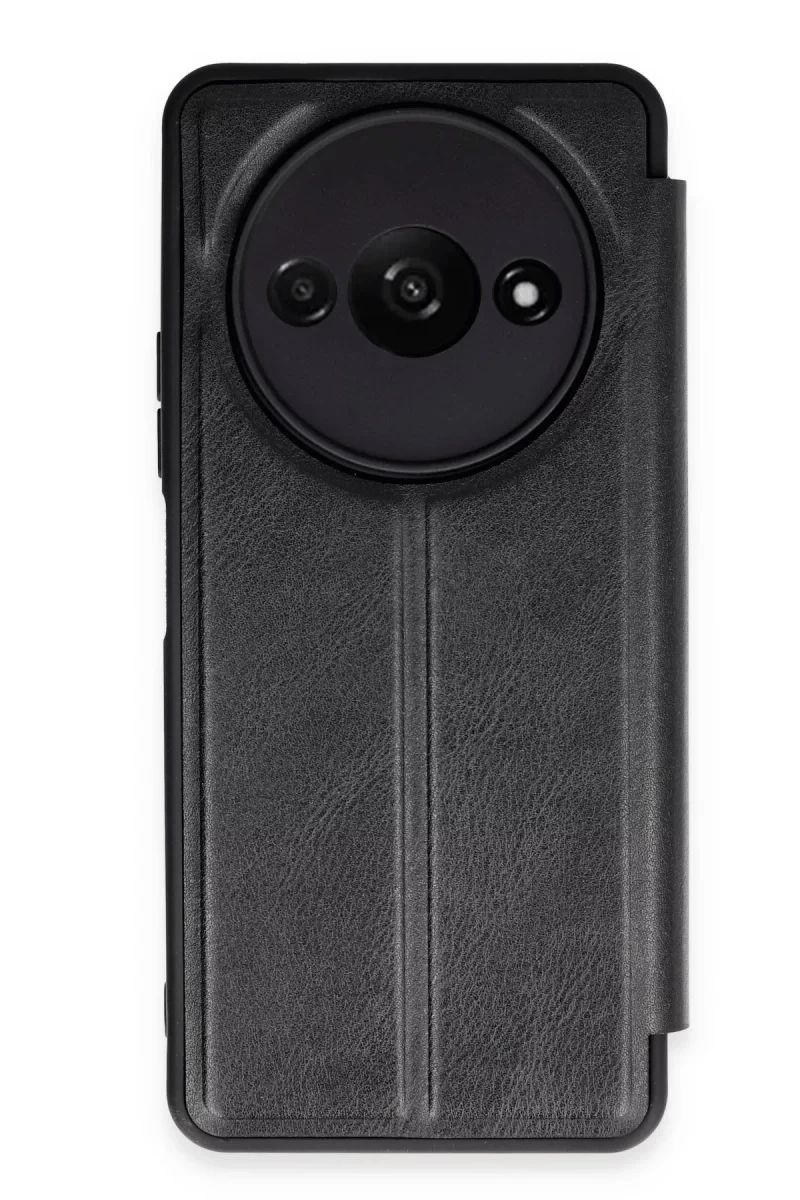 Xiaomi Redmi A3 4G Kılıf Flip Cover - Siyah